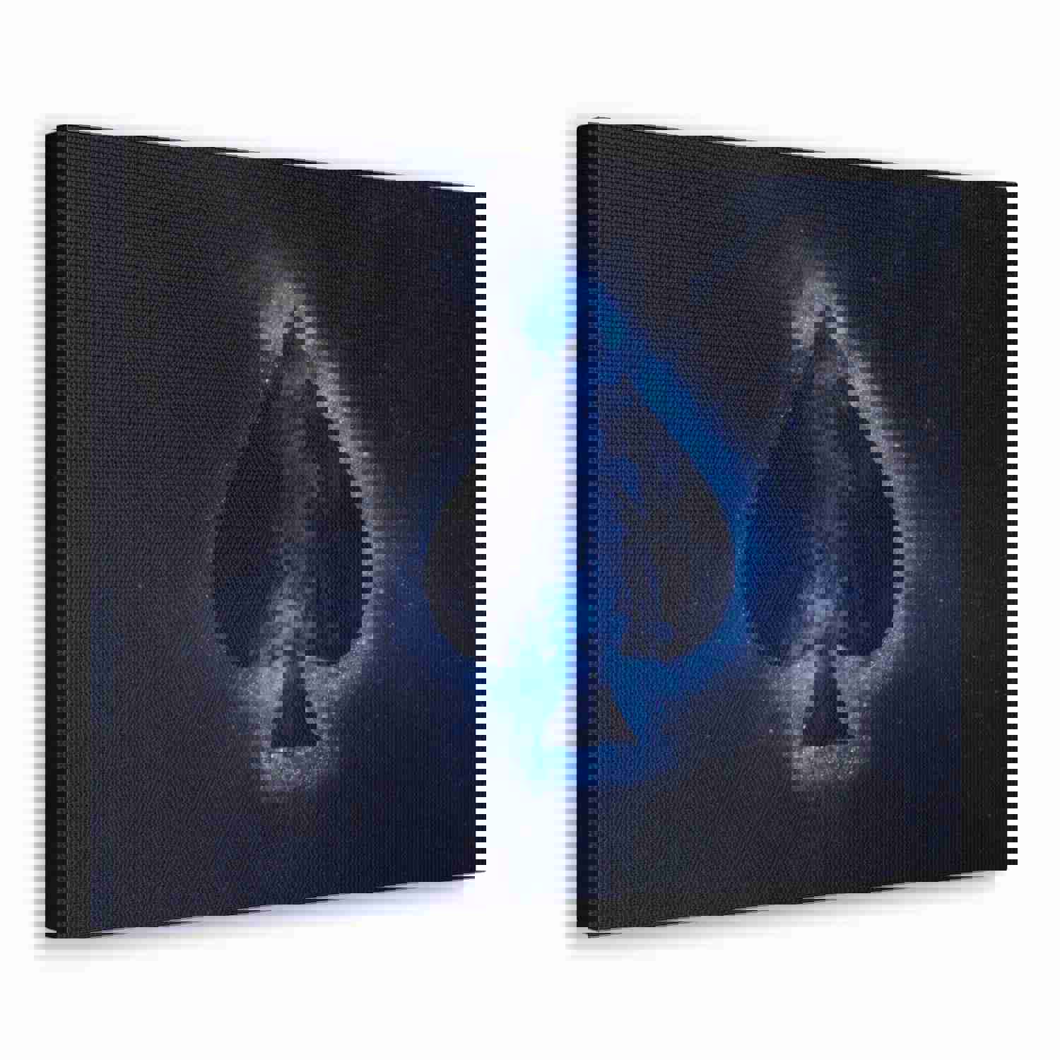 Abstract Spades Playing Card Canvas Wall Art for Home Decor