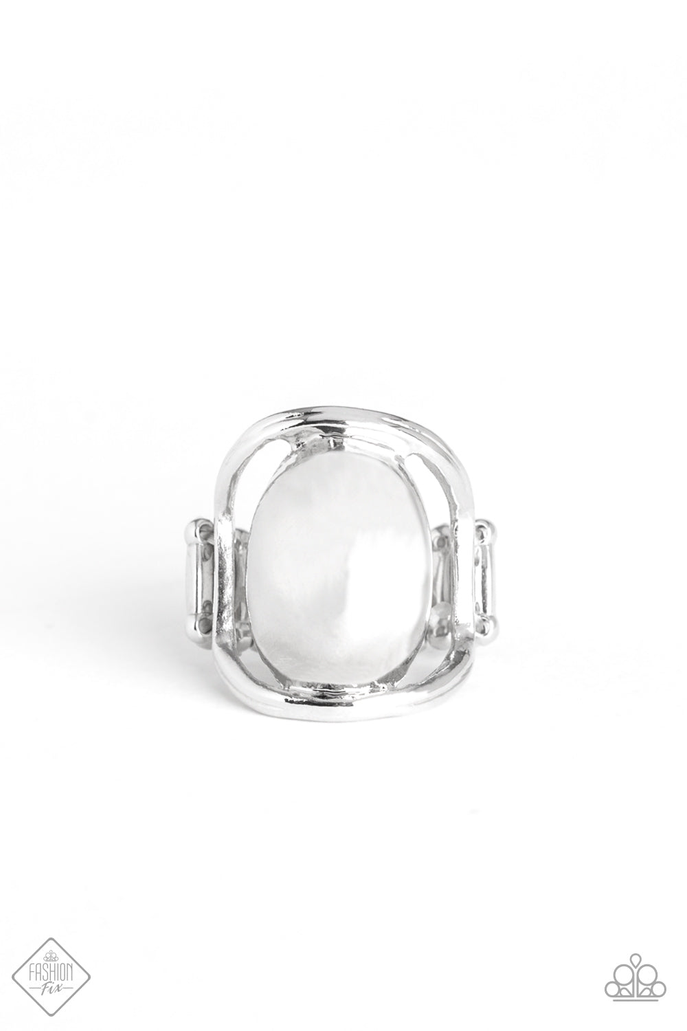 Paparazzi All Shine, All The Time - Silver Ring - Fashion Fix / Trend Blend Exclusive August 2019