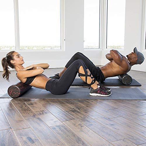 High Density Muscle Foam Rollers by Day 1 Fitness – 4 Sizes & 7 Colors for Sports Massage & Therapy