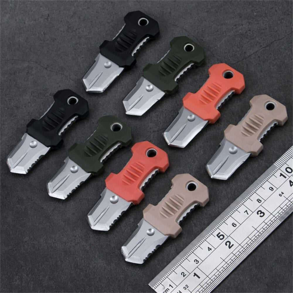 1Pcs Outdoor Portable Belt Beetle Mini Knife EDC Tool with Webbing Buckle