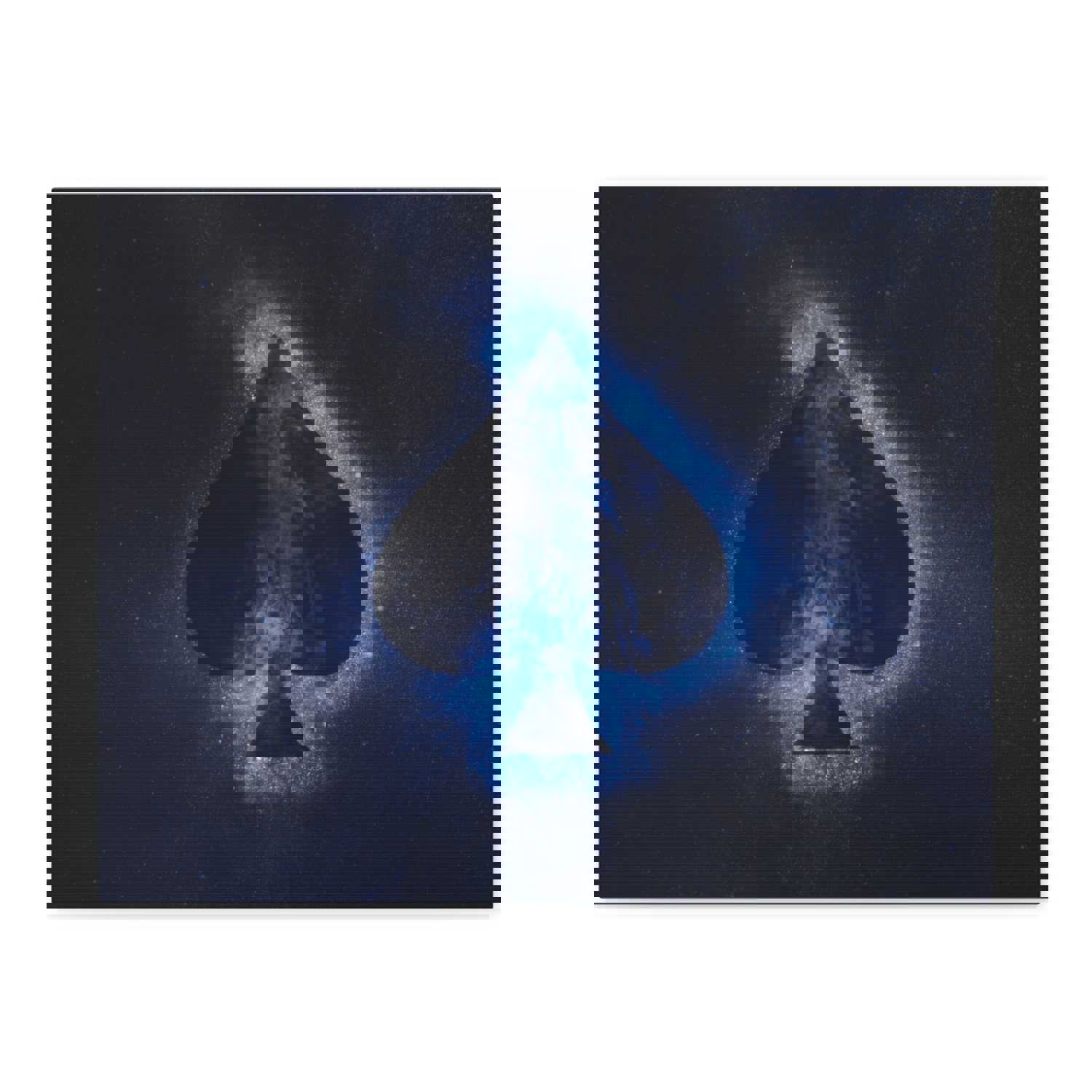 Abstract Spades Playing Card Canvas Wall Art for Home Decor