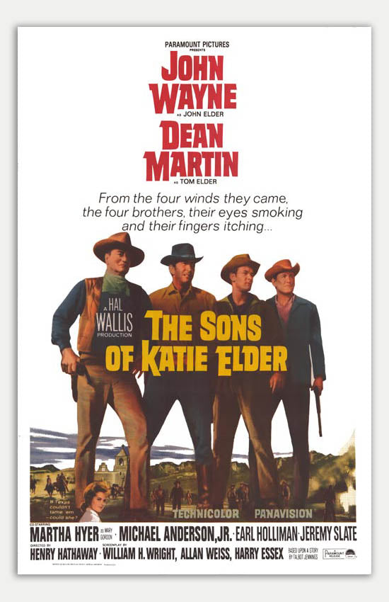 Sons of Katie Elder - 11 x 17 Movie Poster (1965 Reprint)