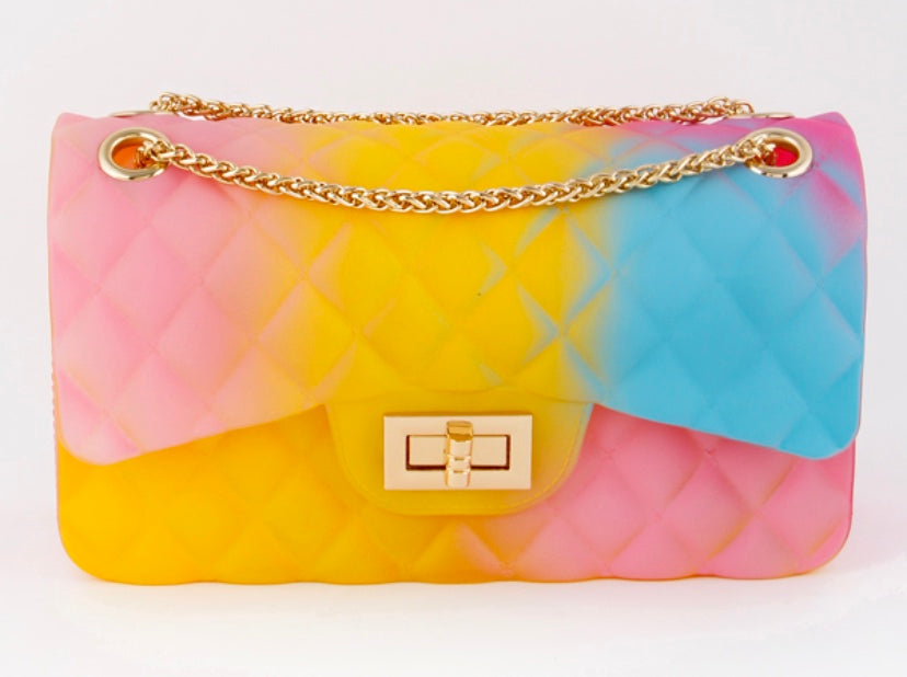 Stylish Crossbody Jelly Clutch Handbags