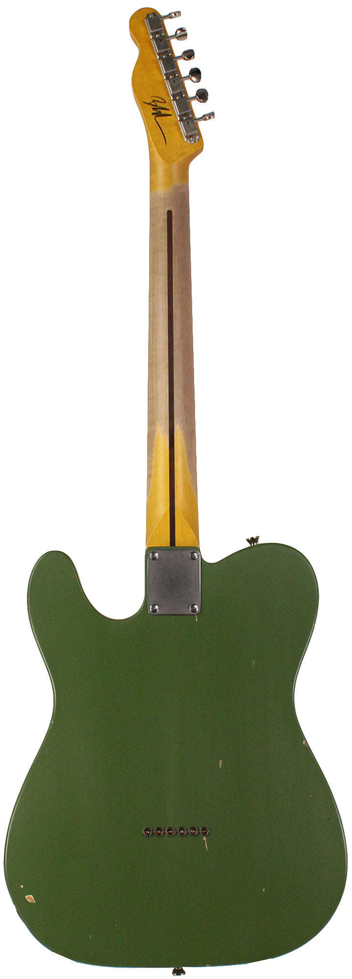 Nash T-52 Guitar, Army Green, Light Aging - Vintage Tele Model with Modern Features