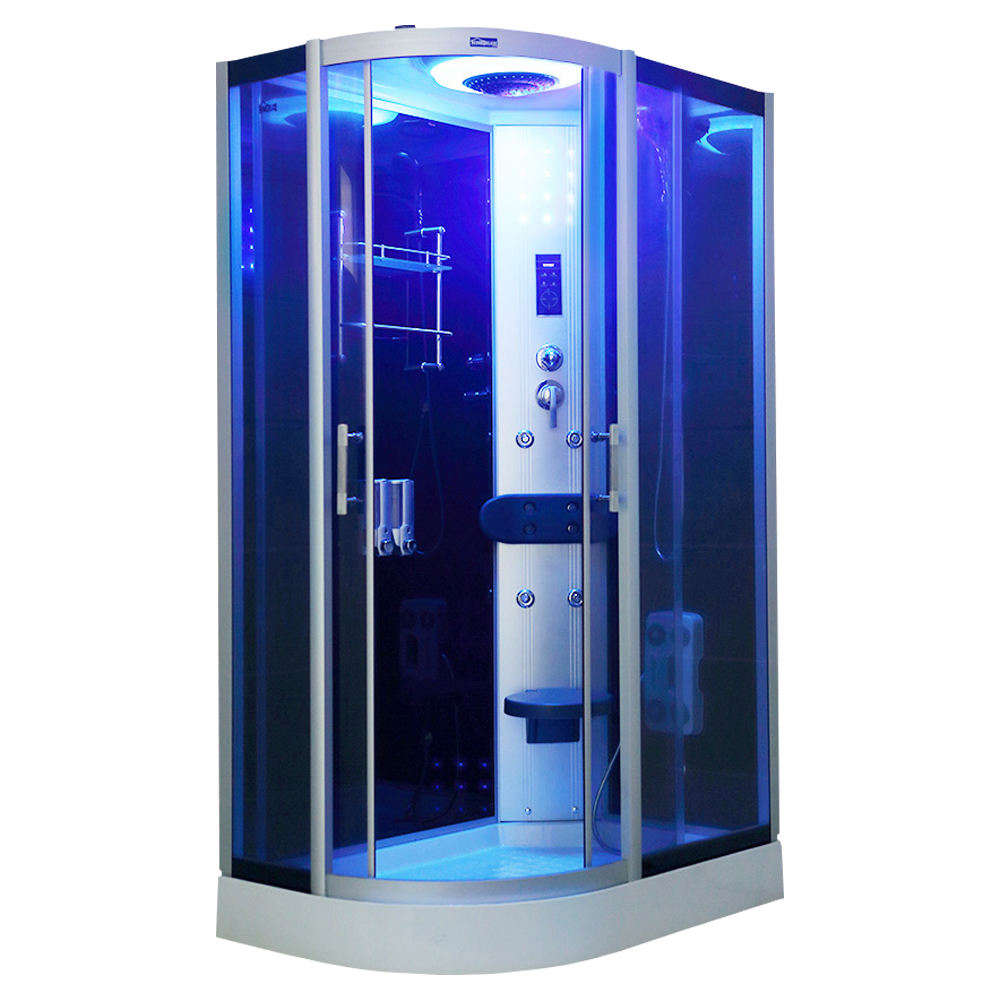 Modern High-tech Shower Enclosure with Computer Panel