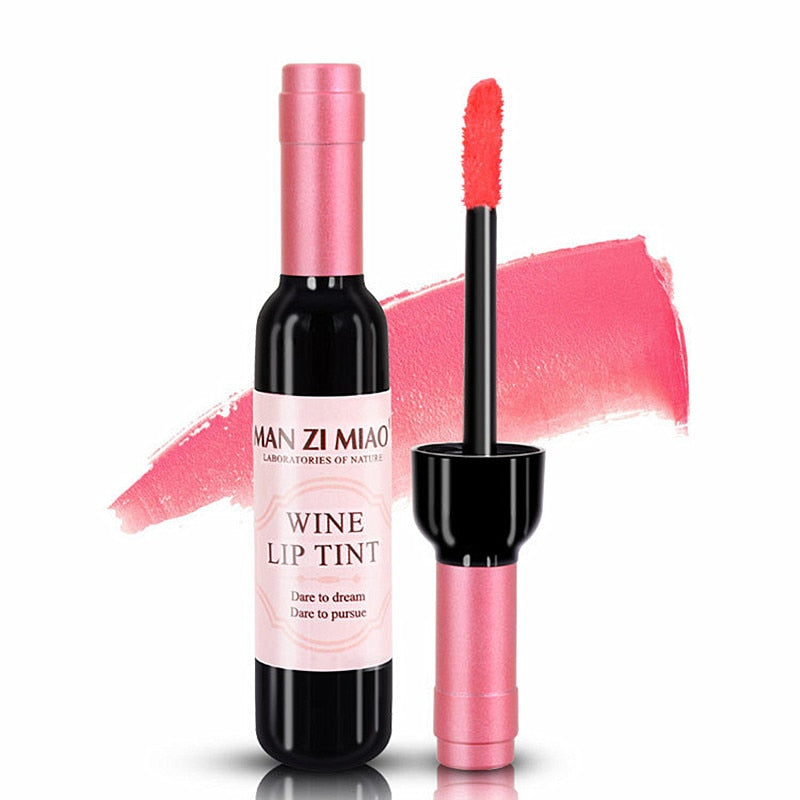 New Arrival Wine Red Korean Style Lip Tint Liquid Lipstick