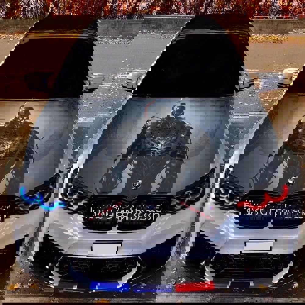Venom Itasha Car Vinyl Hood Wrap Decal Sticker