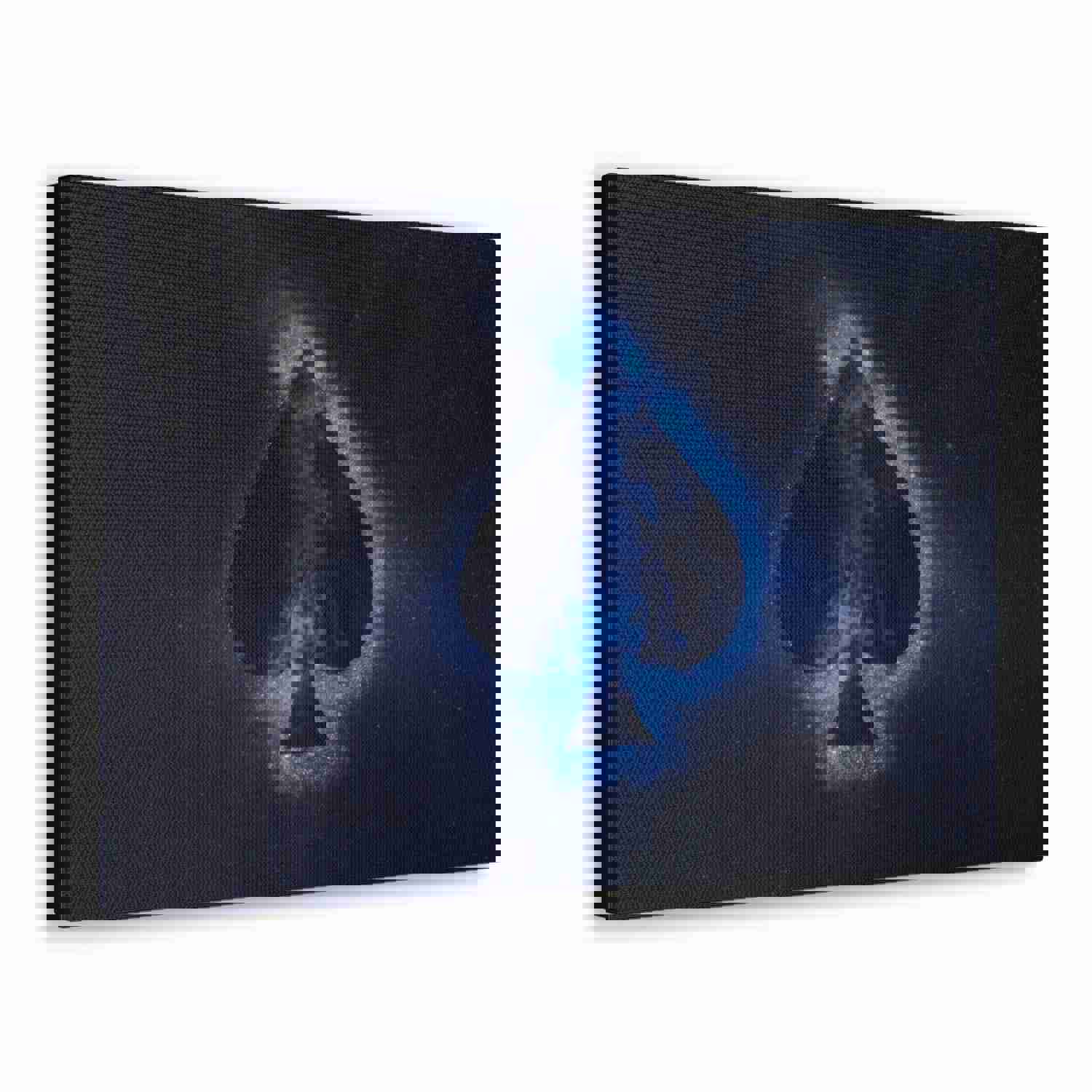 Abstract Spades Playing Card Canvas Wall Art for Home Decor