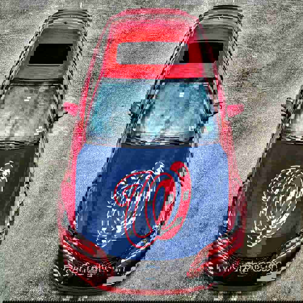 Washington Nationals Itasha Car Vinyl Hood Wrap Decal Sticker