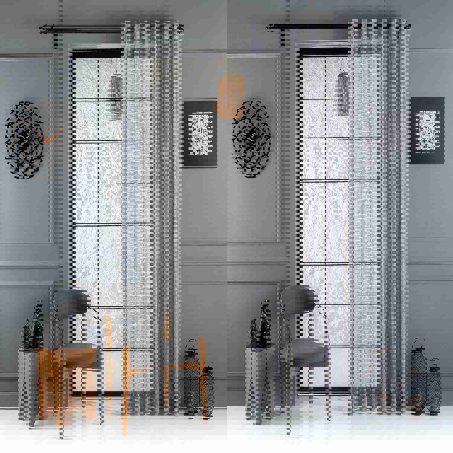 Custom Linen Sheer Curtain, 6 Color Options, Custom Rod Pocket Panels, Luxury Linen Living Room Curtain