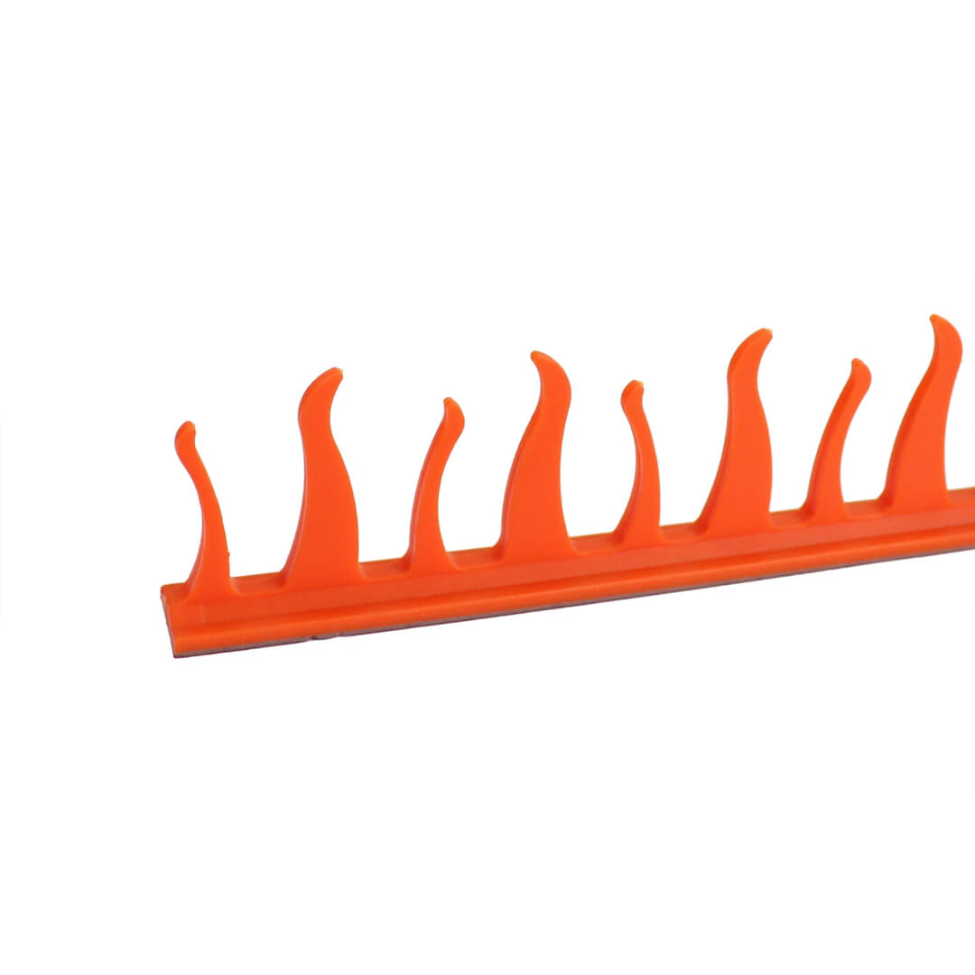 Pazoma Dirt Biker Helmets Mohawks Sticker Spikes - Motorbike Rubber Stick Capacete Decoration Fire Style