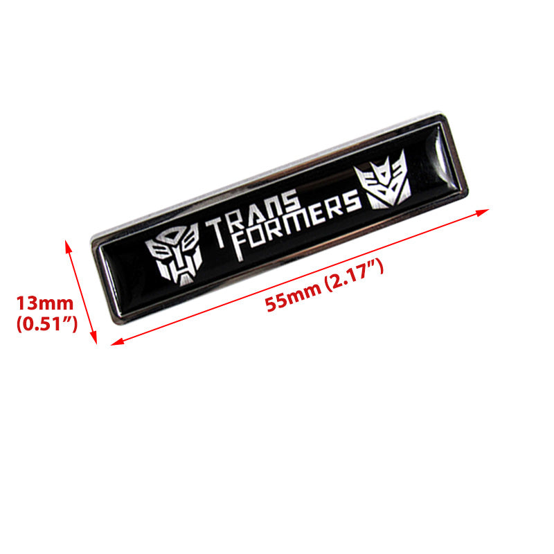 Luxury Cool Auto Car Body Fender Metal Badge For TRANSFORMER Sticker Decal 2PCS