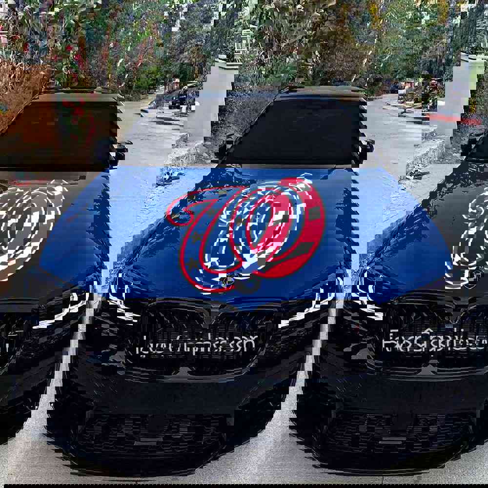 Washington Nationals Itasha Car Vinyl Hood Wrap Decal Sticker