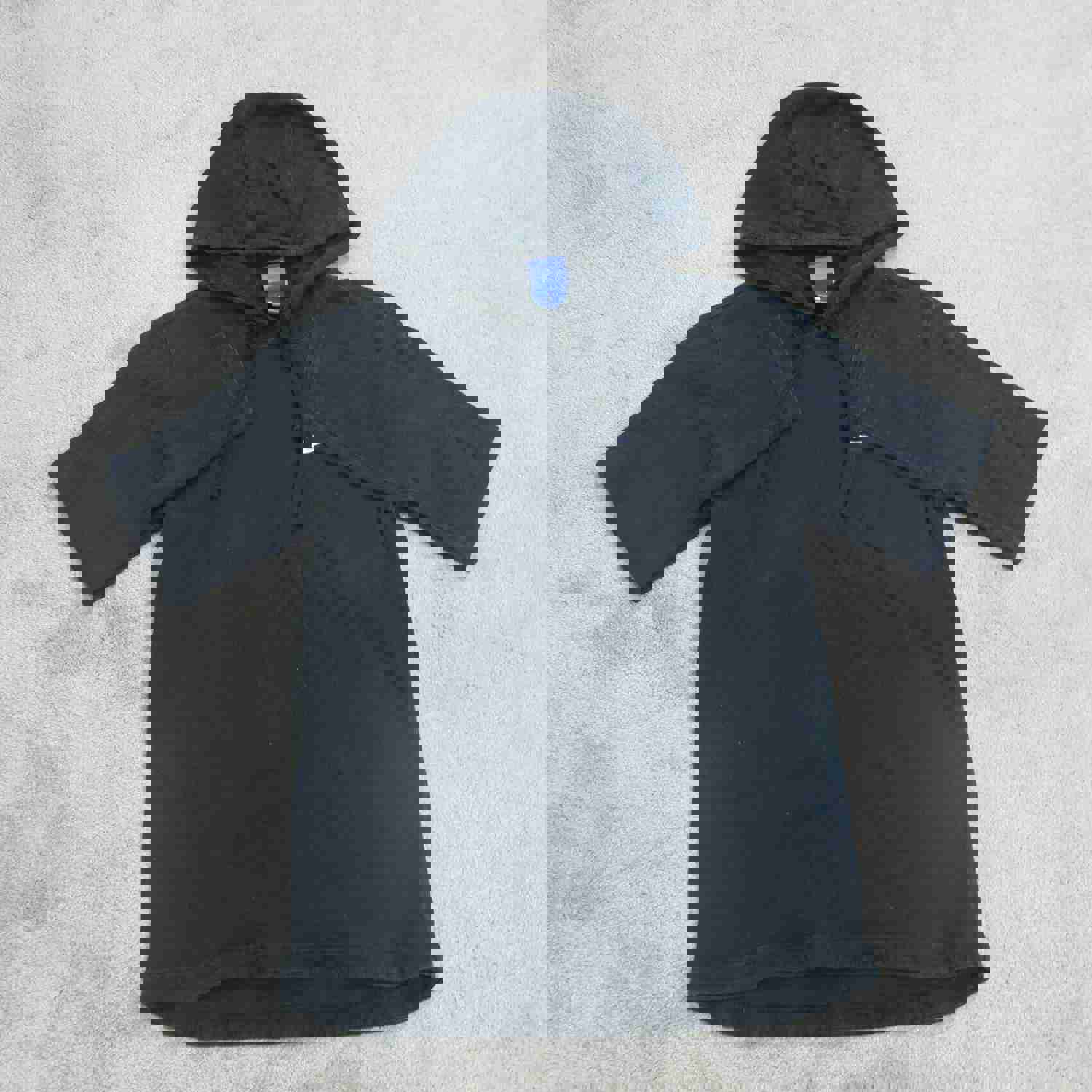 Nike Men's Black Hoodie Sweatshirt - Small Size, 100% Cotton