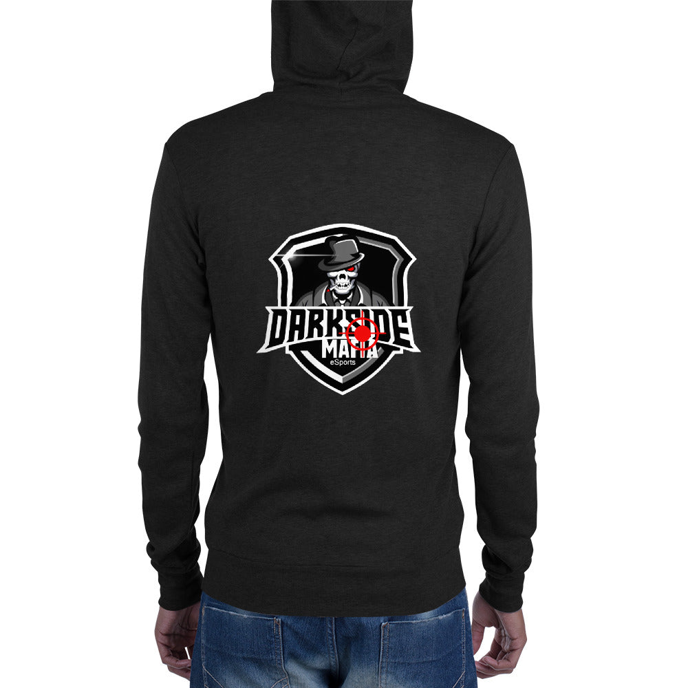 Unisex Lightweight Zip Up Hoodie with Kangaroo Pocket