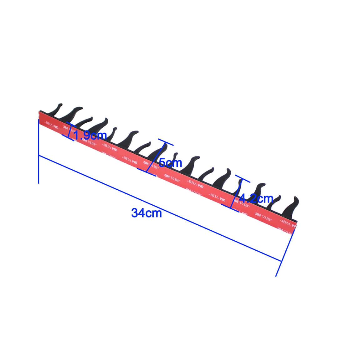 Pazoma Dirt Biker Helmets Mohawks Sticker Spikes - Motorbike Rubber Stick Capacete Decoration Fire Style