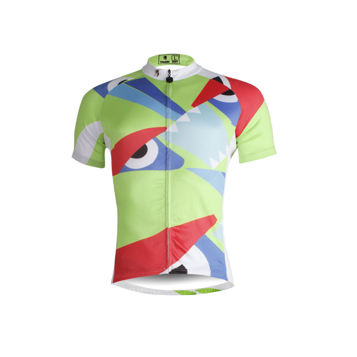 Ilpaladino Unhappy Eyes Breathable Jersey Mens Short-Sleeve Bicycling Shirt - Quick Dry Summer Wear for Outdoor Sports