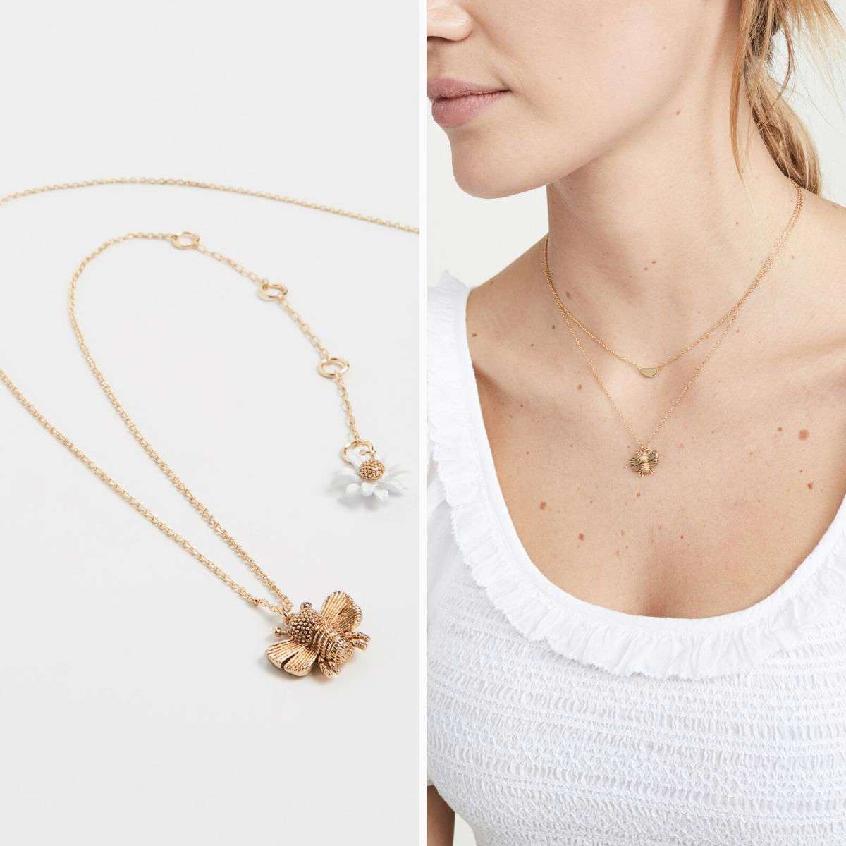 All Abuzz Bee Mini Pendant Necklace by kate spade new york