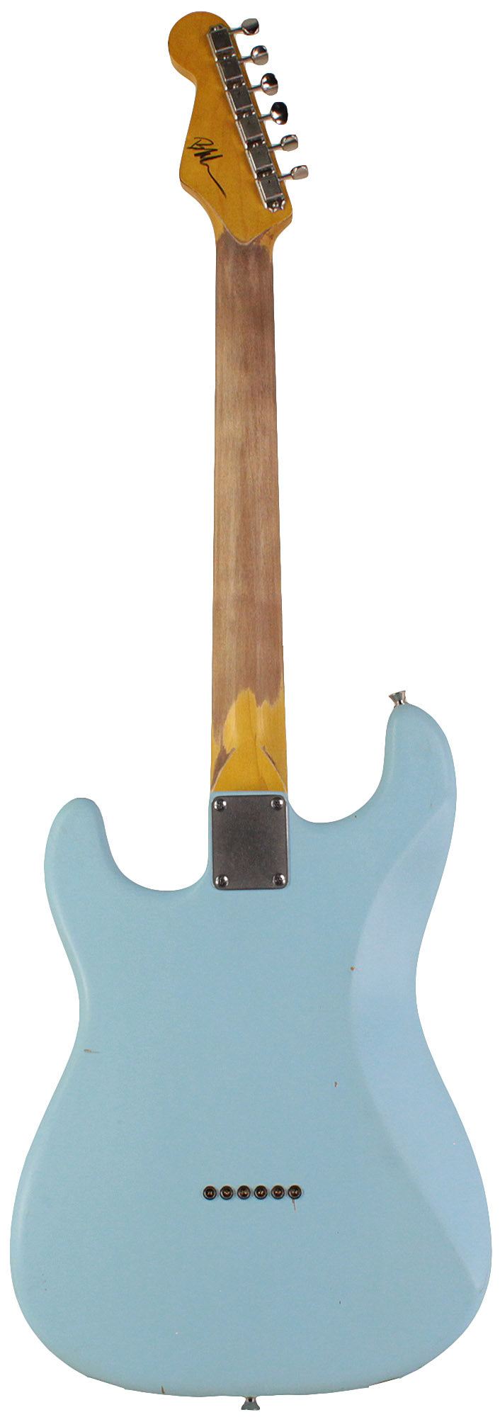 Nash S-63 Guitar, Sonic Blue, Hardtail, Light Aging