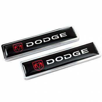 2 pcs Luxury Auto Body Fender Metal Emblem Badge Sticker Decal For DODGE RAM New