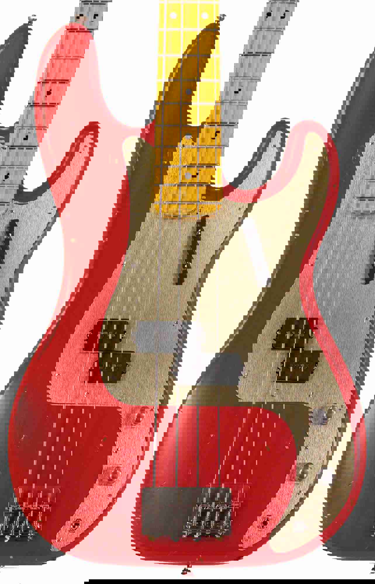 Nash PB-57 Bass Guitar, Dakota Red, Light Aging, Alder - Vintage Feel with Modern Features