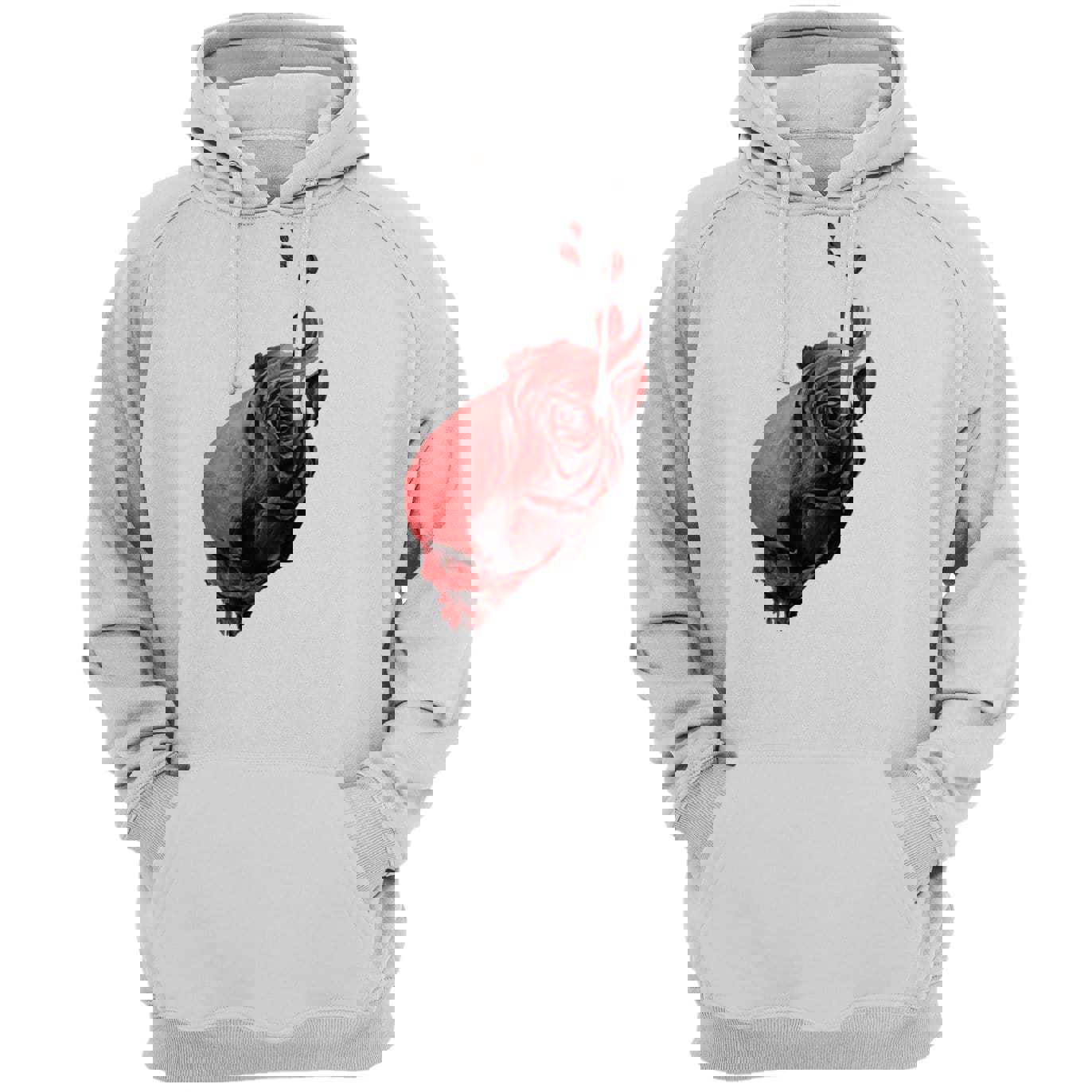 Red Skull-Flower Hoodie