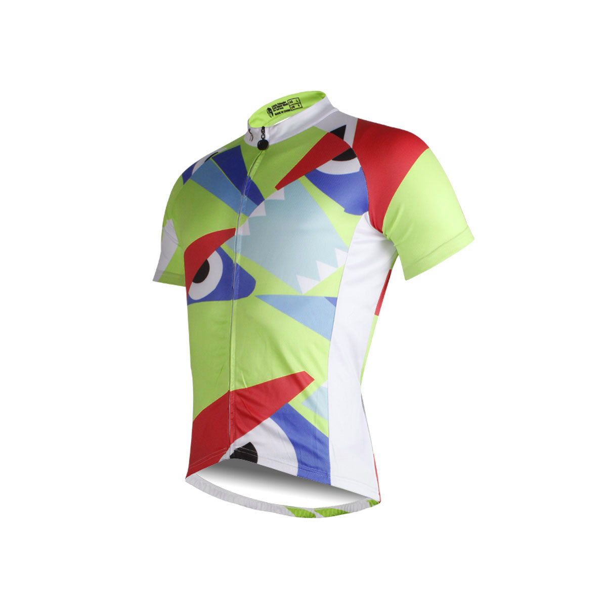 Ilpaladino Unhappy Eyes Breathable Jersey Mens Short-Sleeve Bicycling Shirt - Quick Dry Summer Wear for Outdoor Sports