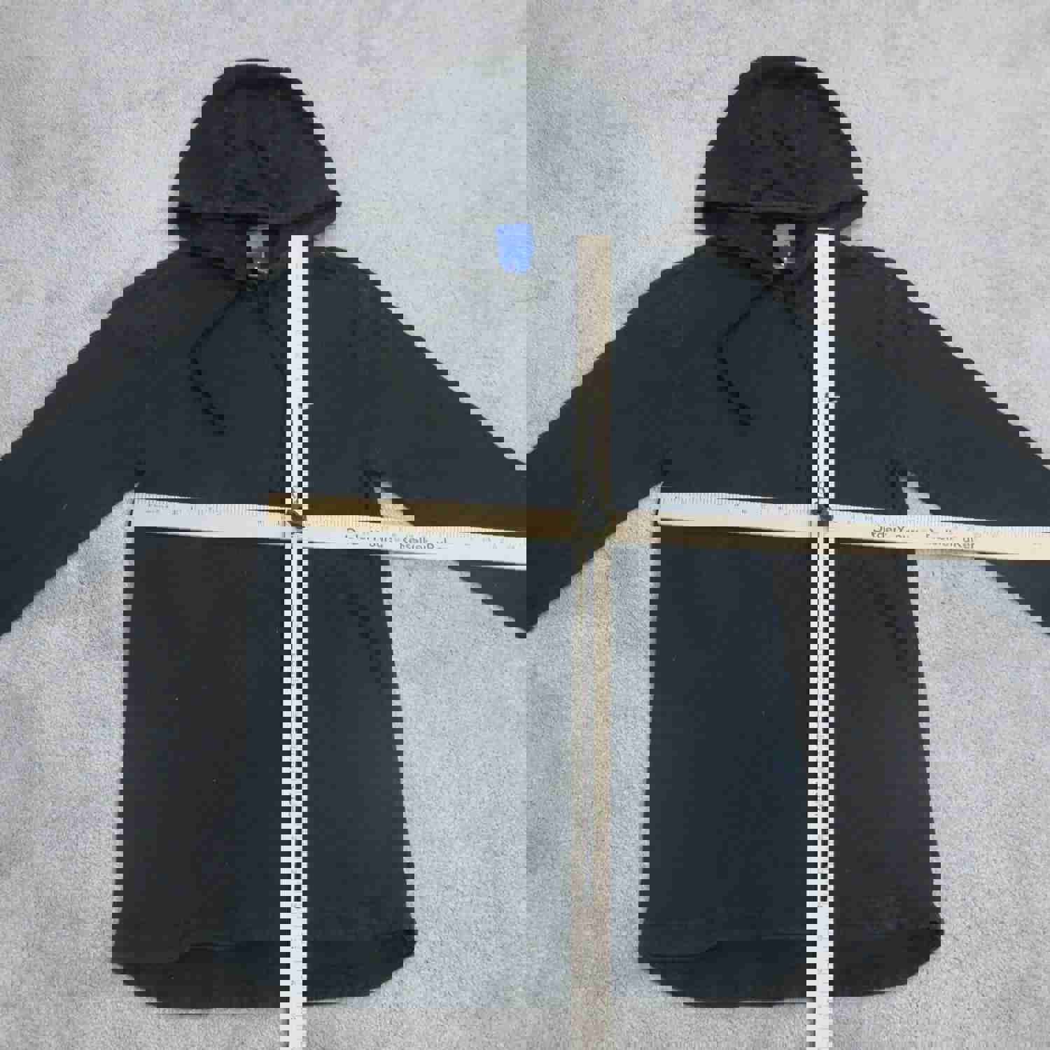 Nike Men's Black Hoodie Sweatshirt - Small Size, 100% Cotton