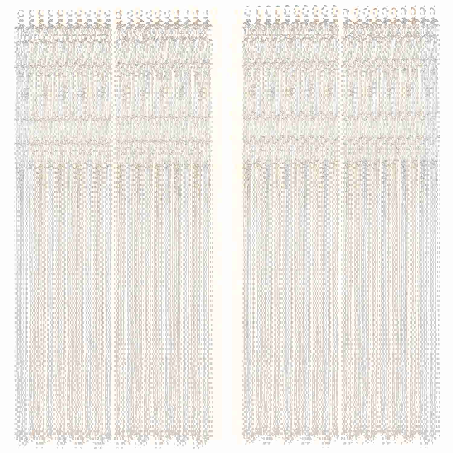Osunnus Large Long Boho Macrame Curtain Window Room Divider Doorway Curtain