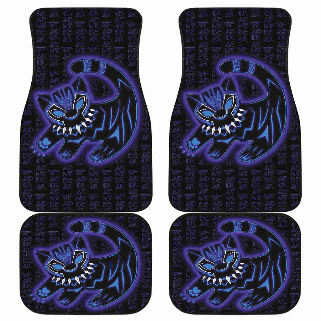 Black Panther Custom Car Floor Mats - Premium Car Interior Accessory
