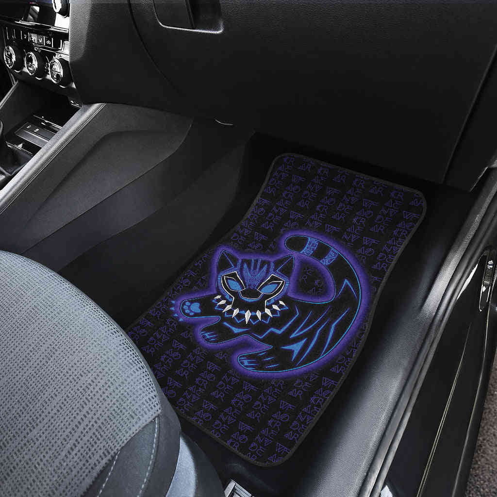 Black Panther Custom Car Floor Mats - Premium Car Interior Accessory
