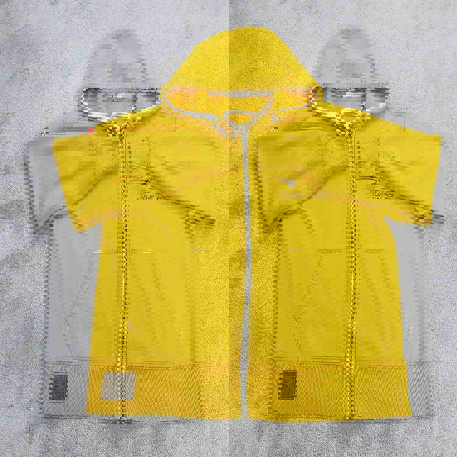 NFL Men's Full Zip Hoodie Sweatshirt - Yellow, Size Large