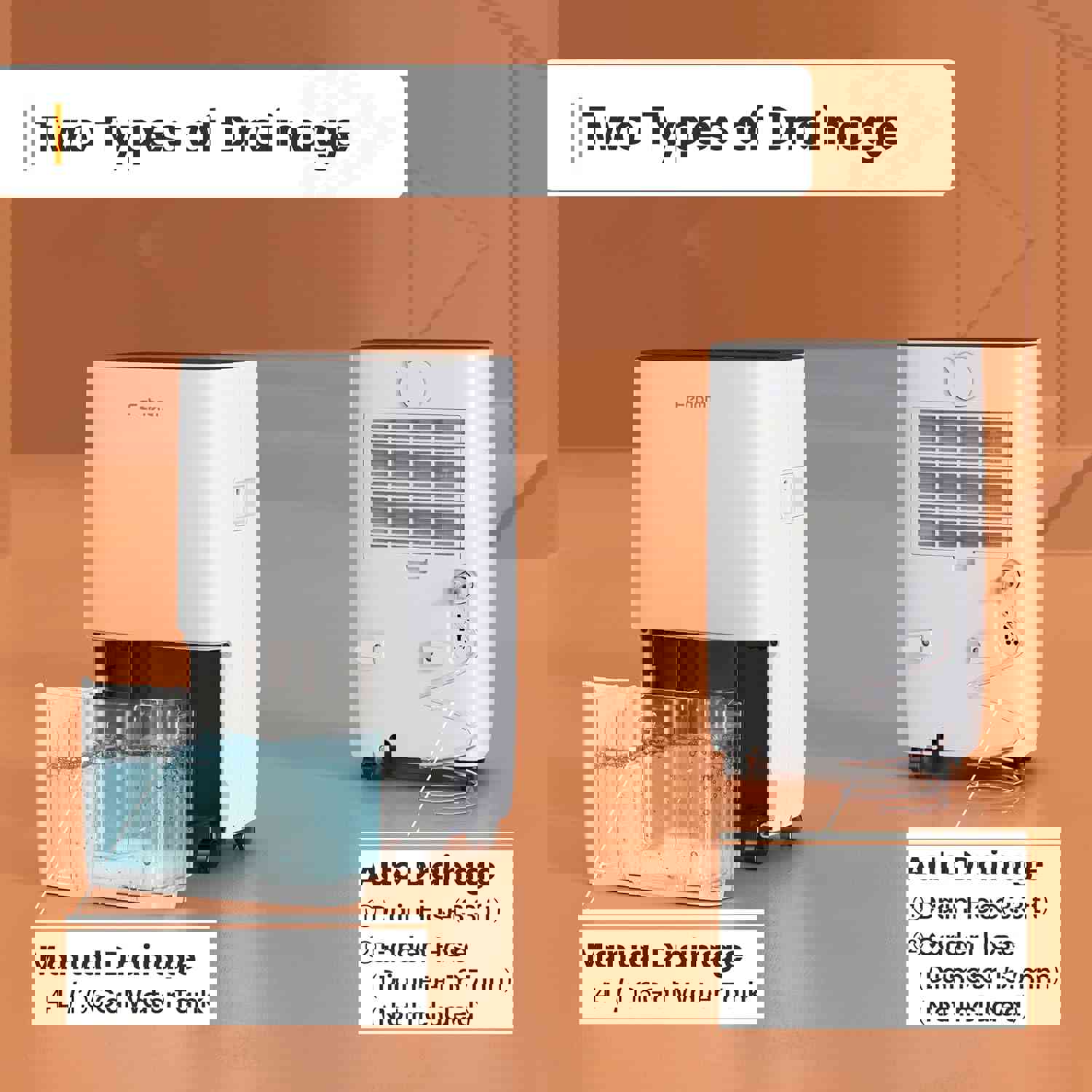 Fehom 80 Pints Energy Star Dehumidifier for Large Spaces up to 5,000 Sq. Ft