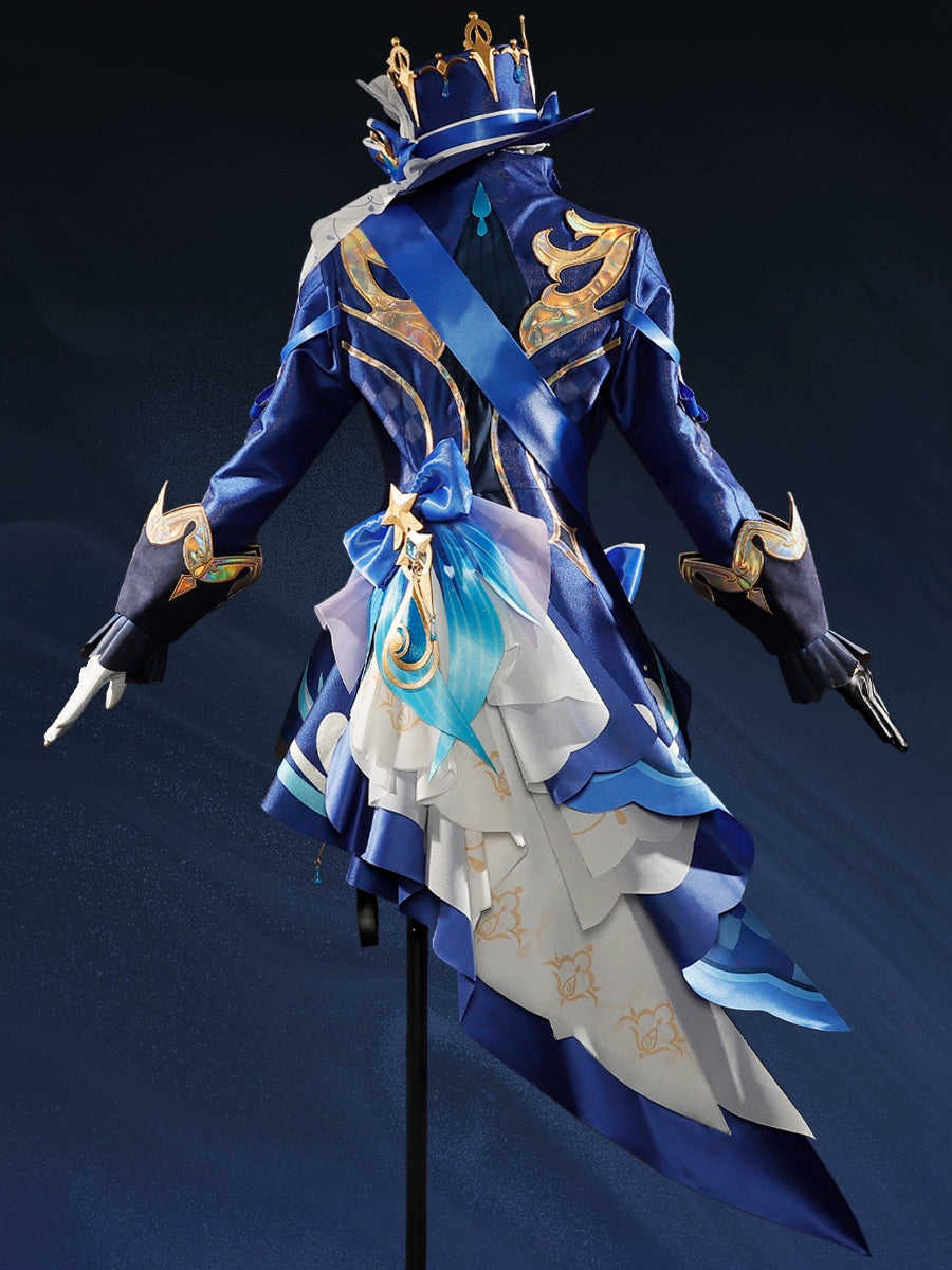 Yuan Shen Cos Costume Water God Fu Carlos Fu Ning Na Cosplay Anime Game Clothing Womens Full Set