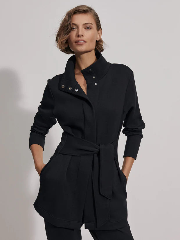 Anset Jacket in Black - Versatile DoubleSoft™ Fabric