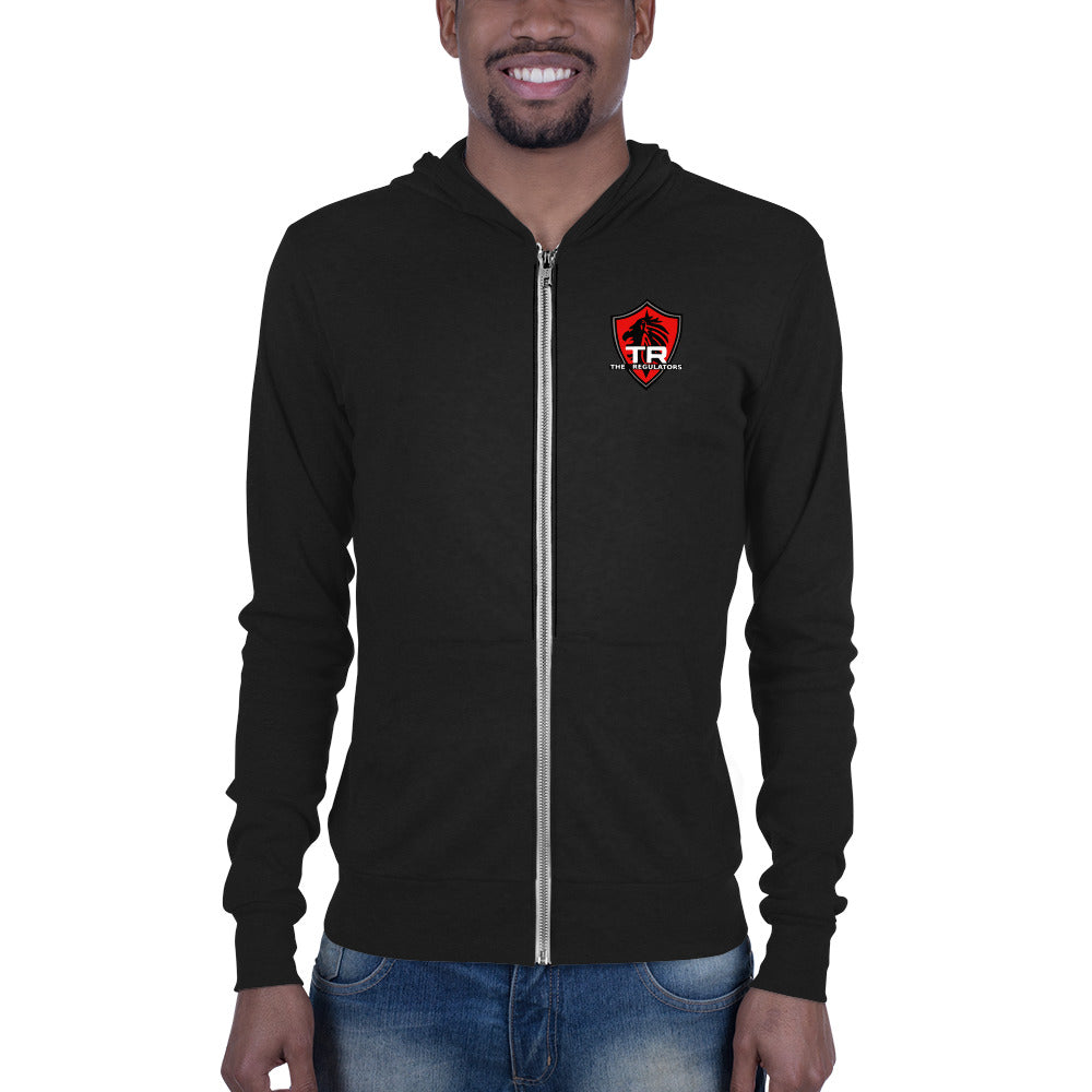 S-TR ZIP UP HOODIE - Lightweight Unisex Hoodie with Kangaroo Pocket