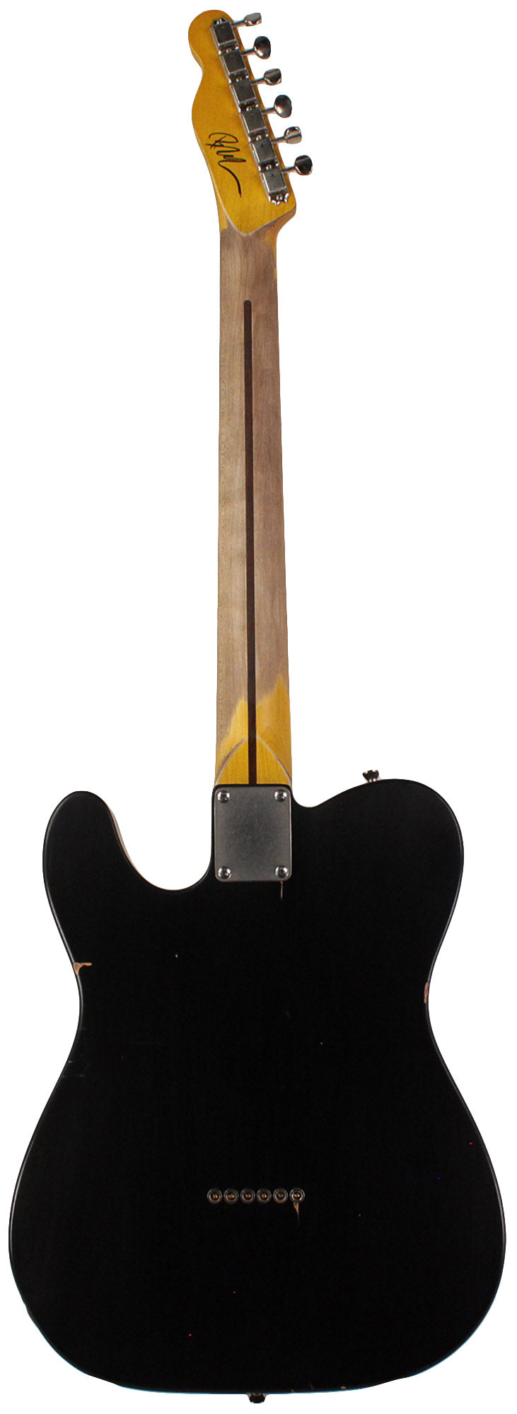 Nash T-2HB Guitar with Lollar Imperials, Black, Light Aging