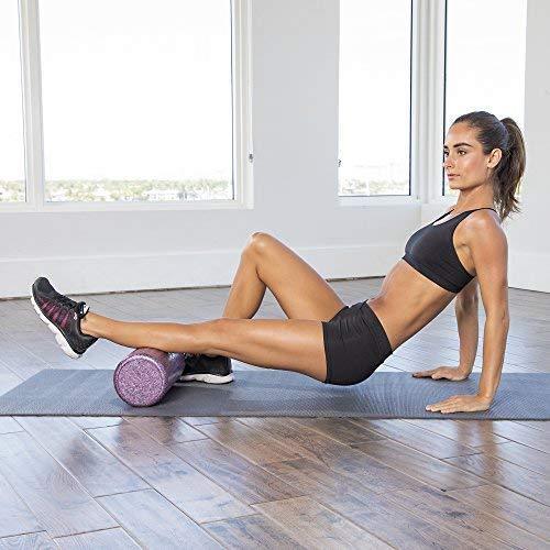 High Density Muscle Foam Rollers by Day 1 Fitness – 4 Sizes & 7 Colors for Sports Massage & Therapy