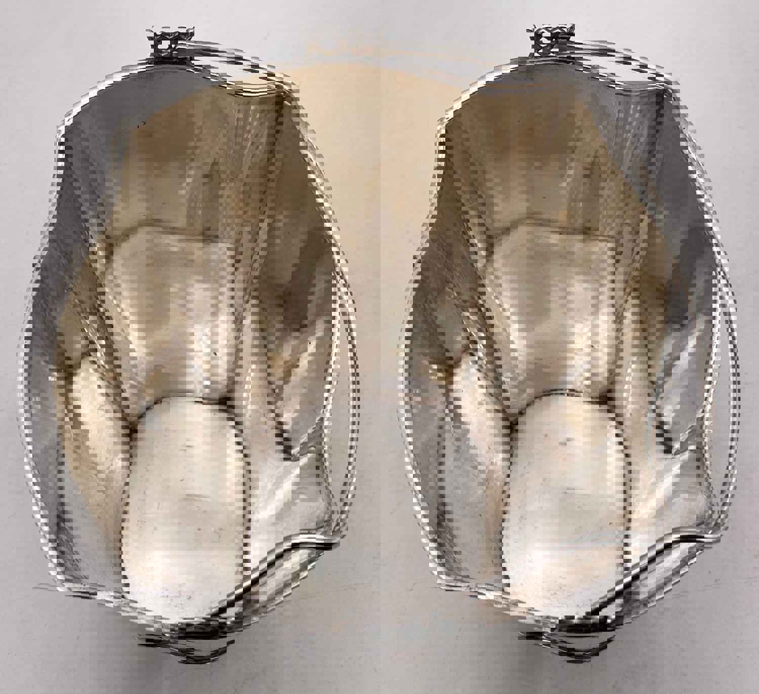 Mid-Century Modern Italian Silver Ice Bucket/Wine Cooler by Eugenio e Angelo Orefice