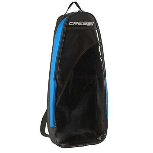 Cressi Palau Traveling Premium Snorkel Set - Metallic Blue - Large/X-Large