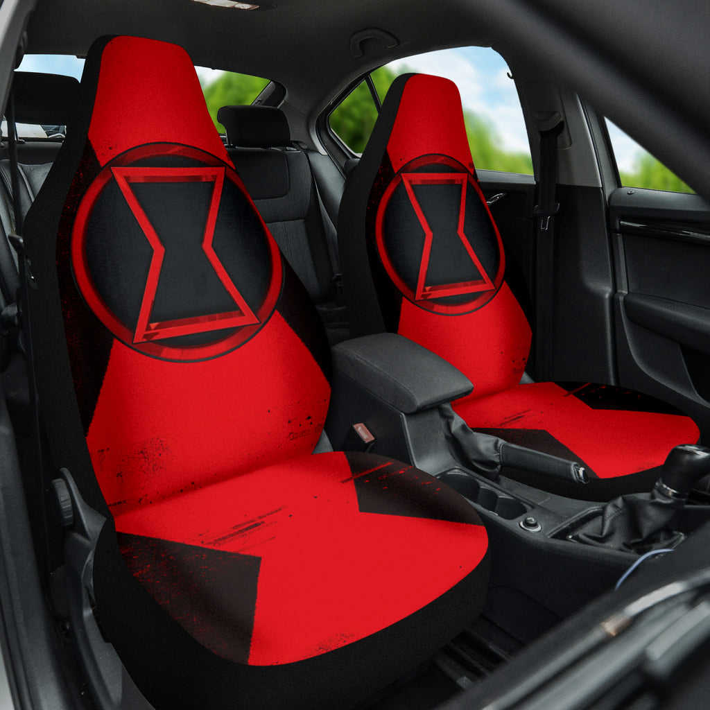 Black Widow Natasha Car Seat Covers - Premium Custom Fit for Cars & SUVs