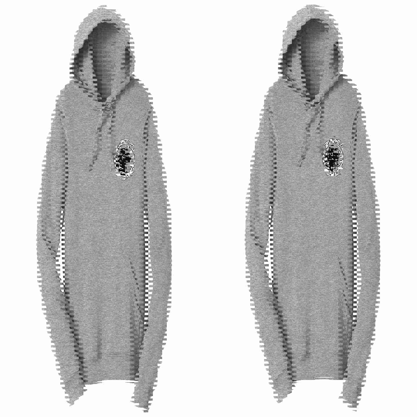 LRC Left Chest Black & White Logo - Adult Unisex Hoodie Sweatshirt