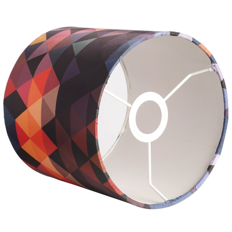 BTR CRAFTS Spring Floral Drum Lamp Shade, Cotton Fabric