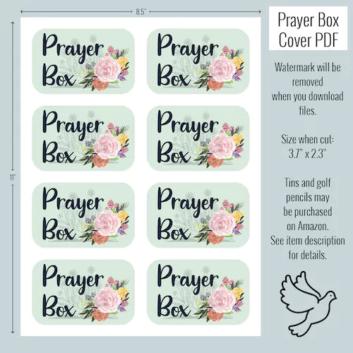 DIY Prayer Box Printable - Our Father & Lords Prayer Craft Kit