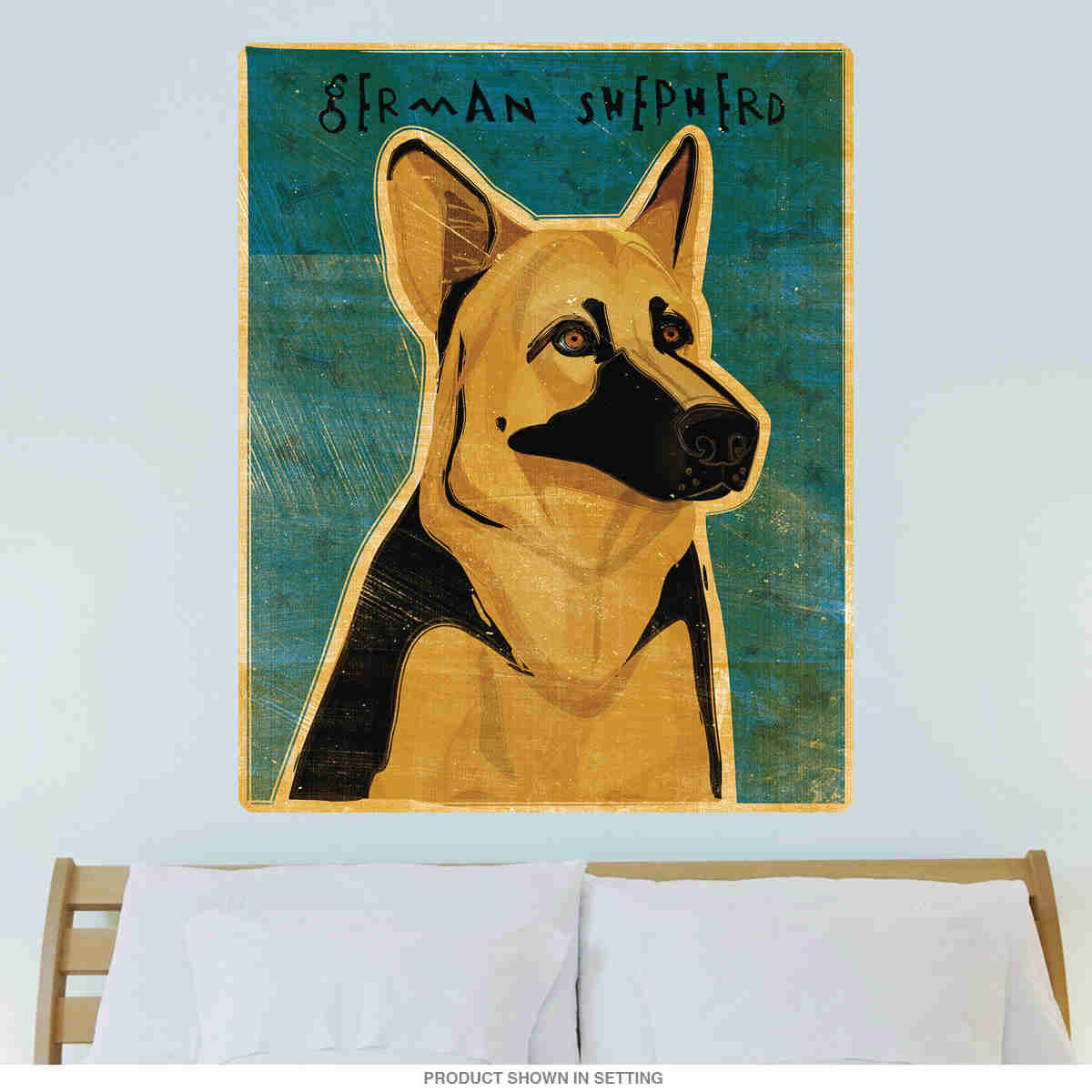 German Shepherd Pet Dog Wall Decal - High Quality Removable Decoration