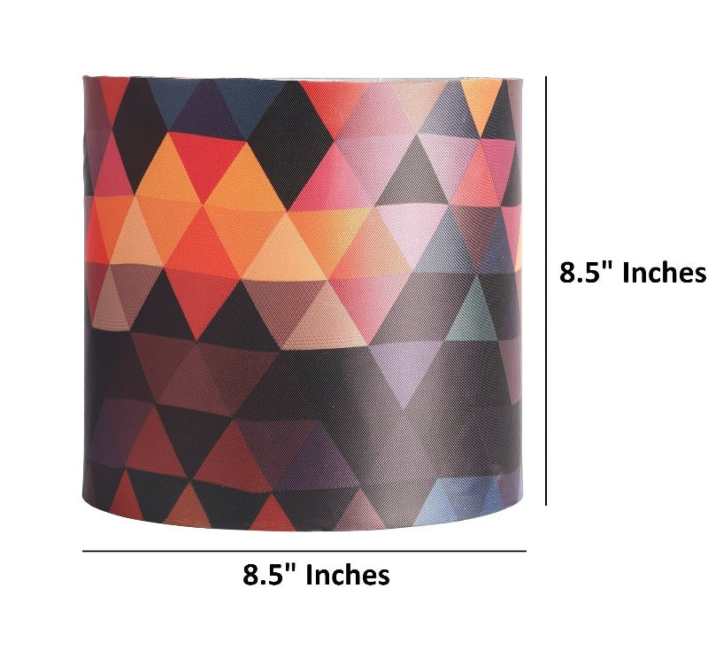 BTR CRAFTS Spring Floral Drum Lamp Shade, Cotton Fabric