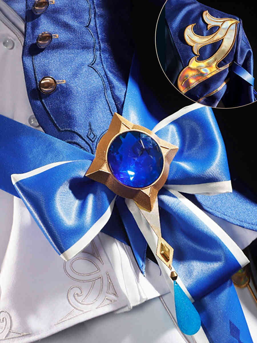 Yuan Shen Cos Costume Water God Fu Carlos Fu Ning Na Cosplay Anime Game Clothing Womens Full Set