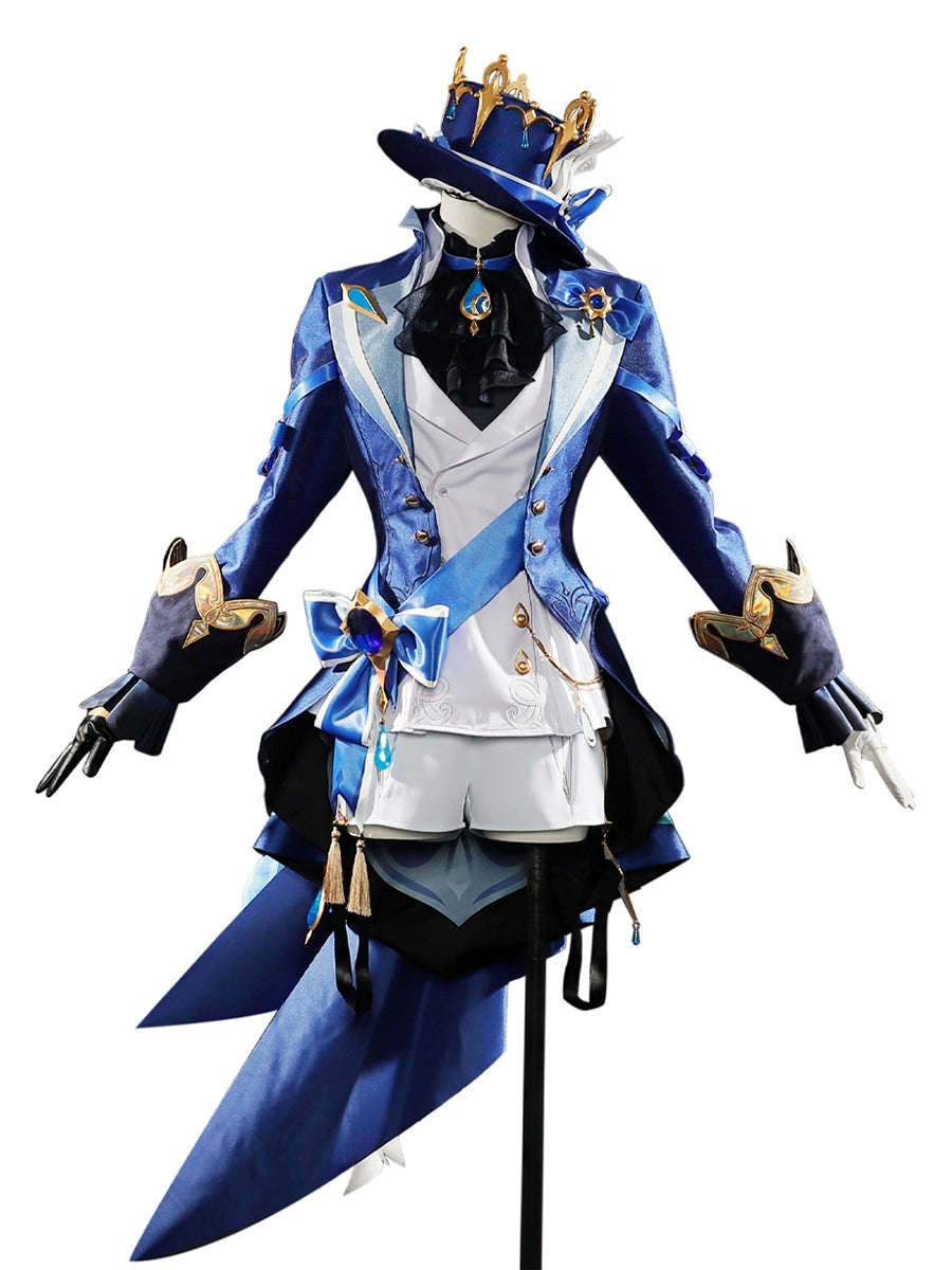 Yuan Shen Cos Costume Water God Fu Carlos Fu Ning Na Cosplay Anime Game Clothing Womens Full Set