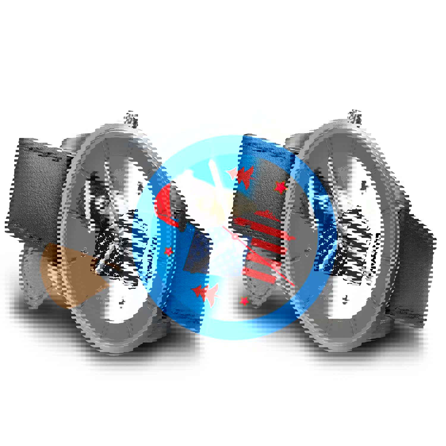 Border Collie Georgia Christmas Special Wrist Watch