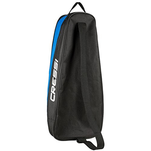 Cressi Palau Traveling Premium Snorkel Set - Metallic Blue - Large/X-Large